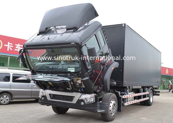 Semi Trailer Cargo Van Truck SINOTRUK HOWO 16-20 Ton 4X2 van LHD 290HP