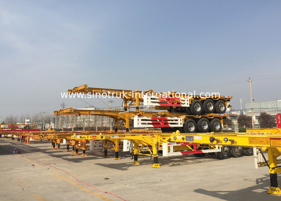 Van de het vervoer de Semi Aanhangwagen van de skeletcontainer Aanhangwagen van de de Vrachtwagentractor