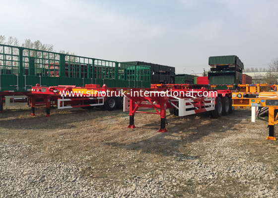 Van de het vervoer de Semi Aanhangwagen van de skeletcontainer Aanhangwagen van de de Vrachtwagentractor