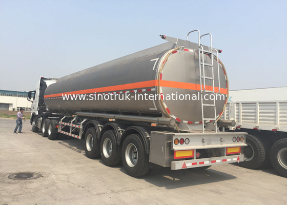 Van de de Stookolielevering van HOWO A7 De Semi Vrachtwagen met Aanhangwagen 60000 Liter 65000 kg