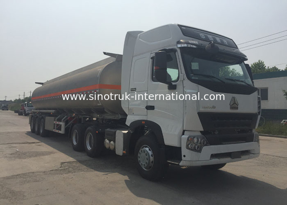 Van de de Stookolielevering van HOWO A7 De Semi Vrachtwagen met Aanhangwagen 60000 Liter 65000 kg
