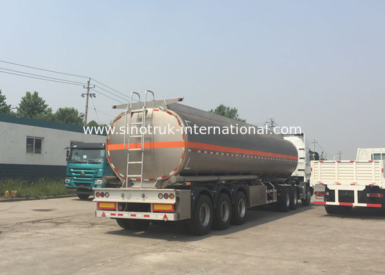 Van de de Stookolielevering van HOWO A7 De Semi Vrachtwagen met Aanhangwagen 60000 Liter 65000 kg