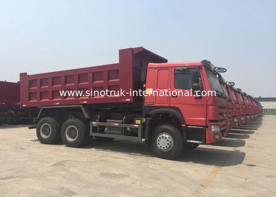 Vrachtwagen van de de Kippersstortplaats van SINOTRUK HOWO 10 - 25CBM met de MINIspeler van Seat van de Luchtopschorting