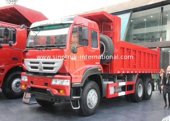 30 - 40 Ton van de de Kippersstortplaats van 6X4 LHD de Vrachtwagen met Voorzijde 10-25CBM die Hydraulische Cilinder opheffen