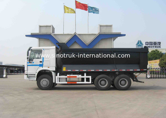 Het Type van U van SINOTRUK HOWO 371HP 6X4 van de de Stortplaatsvrachtwagen 30-40T van het Ladingslichaam het Zware Lage Brandstofverbruik