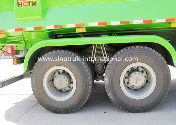 Het Type van U van SINOTRUK HOWO 371HP 6X4 van de de Stortplaatsvrachtwagen 30-40T van het Ladingslichaam het Zware Lage Brandstofverbruik