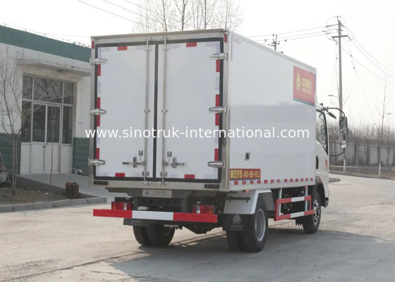 Gekoelde Leveringsvrachtwagen 4 X 2 8 Ton 140 HP-Motor Dragende Groenten/Vruchten