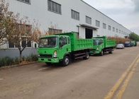 Het groene Staal Met hoge weerstand van Tipper Dump Truck Howo 116hp