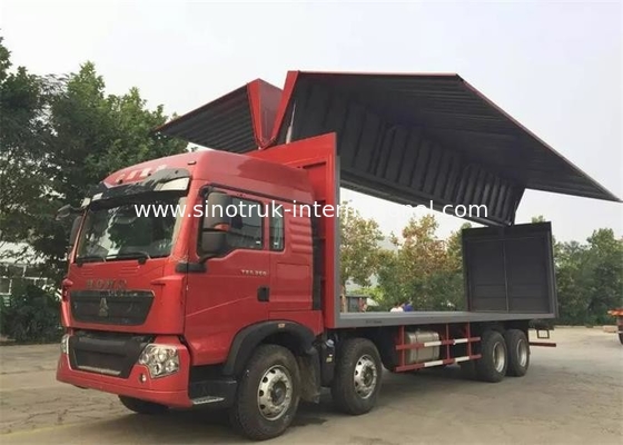 van de de Ladings Grote Lading van 8X4 LHD Wing Van Cargo Truck de Capaciteitsbedrijfsvoertuigen