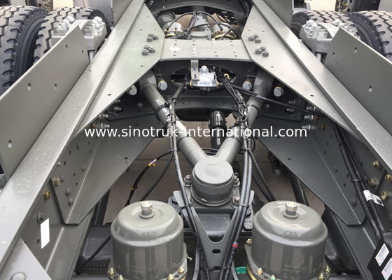 Van de Vrachtwagenchassis SINOTRUK HOWO ZZ1257N4341W van de Dropsidelading Groen de Vrachtwagenvoertuig