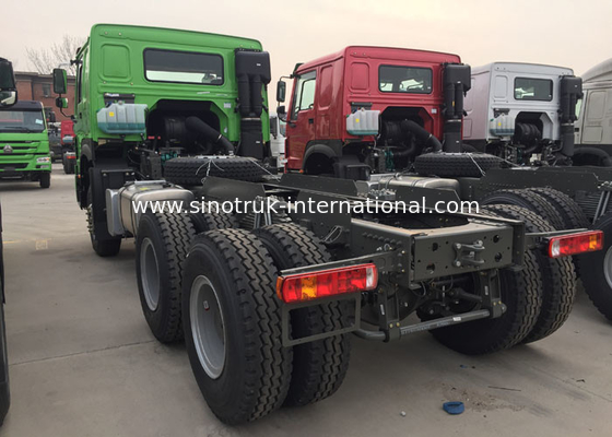 Van de Vrachtwagenchassis SINOTRUK HOWO ZZ1257N4341W van de Dropsidelading Groen de Vrachtwagenvoertuig