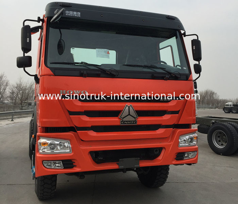 De oranje van de het Slepentractor van SINOTRUK HOWO Vrachtwagen RHD 10 Wielen 371 HP ZZ4257S3241W