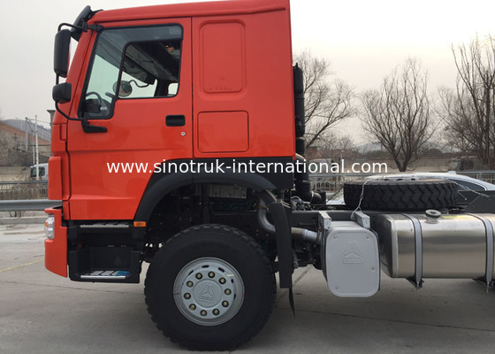 HOWO die Hoofdtractorvrachtwagen LHD 6x4 371HP trekken kiest de Luchtopschorting uit van de Ligplaatscabine