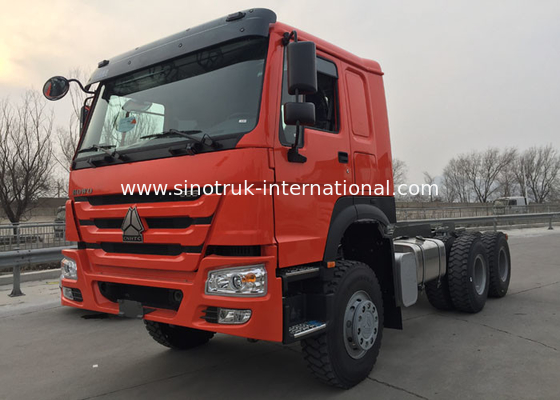 HOWO die Hoofdtractorvrachtwagen LHD 6x4 371HP trekken kiest de Luchtopschorting uit van de Ligplaatscabine