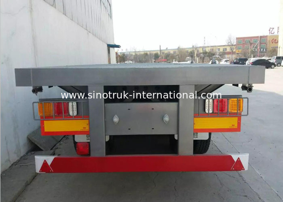 20ft/40ft Container Semi Flatbed Aanhangwagens 3 Assen 30 - 60 Ton 13m Lengte