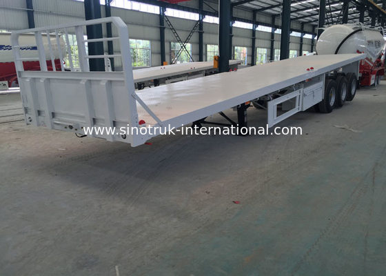 20ft/40ft Container Semi Flatbed Aanhangwagens 3 Assen 30 - 60 Ton 13m Lengte