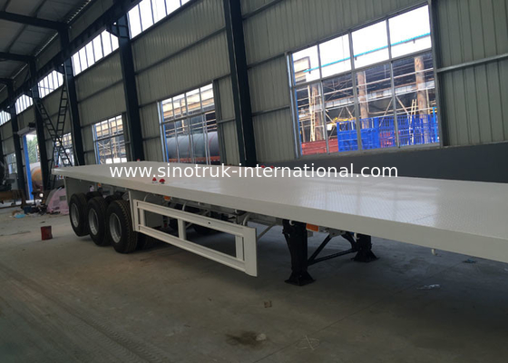 20ft/40ft Container Semi Flatbed Aanhangwagens 3 Assen 30 - 60 Ton 13m Lengte
