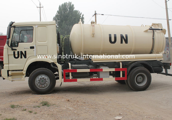 Van de de Rioleringszuiging van SINOTRUK HOWO de Vrachtwagen 10000L LHD 4X2, Vloeibaar Afvalvrachtwagens