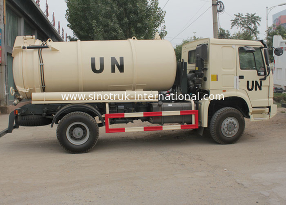 Van de de Rioleringszuiging van SINOTRUK HOWO de Vrachtwagen 10000L LHD 4X2, Vloeibaar Afvalvrachtwagens