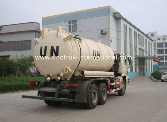 6×4 aandrijvingstype de Vrachtwagen van de Rioleringszuiging met Pomp met Hydraulisch Controlesysteem