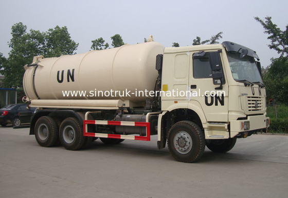 6×4 aandrijvingstype de Vrachtwagen van de Rioleringszuiging met Pomp met Hydraulisch Controlesysteem