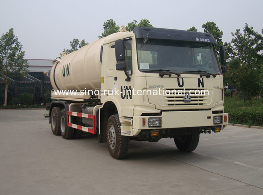 6×4 aandrijvingstype de Vrachtwagen van de Rioleringszuiging met Pomp met Hydraulisch Controlesysteem