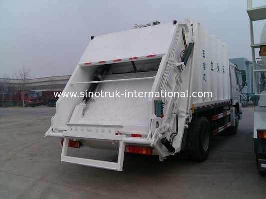 SINOTRUK samengeperste Vrachtwagens 15-16 CBM 290HP ZZ1167M4611 van de Afvalinzameling