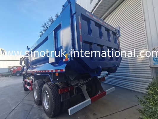 SINOTRUK HOWO Tipper Dump Truck 6 × 4 10 Wielen RHD 380 pk U Type 1 waarschuwingslicht