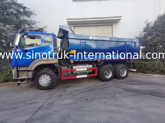 SINOTRUK HOWO Tipper Dump Truck 6 × 4 10 Wielen RHD 380 pk U Type 1 waarschuwingslicht