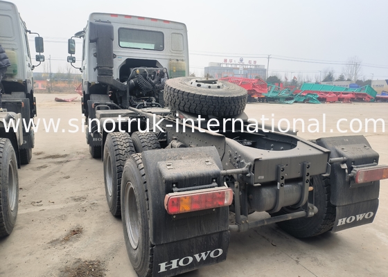 Sinotruk Howo Tractor Truck Rhd All Wheel Drive 6 × 6 Weichai 400 pk Wit