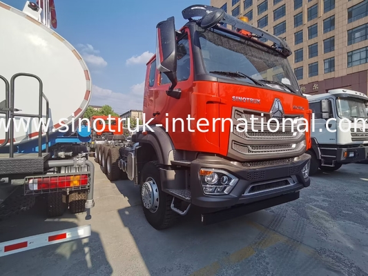 Sinotruk New Howo Tipper Dump Truck Chassis Weichai Motor 6 × 4 LHD Oranje Kleur