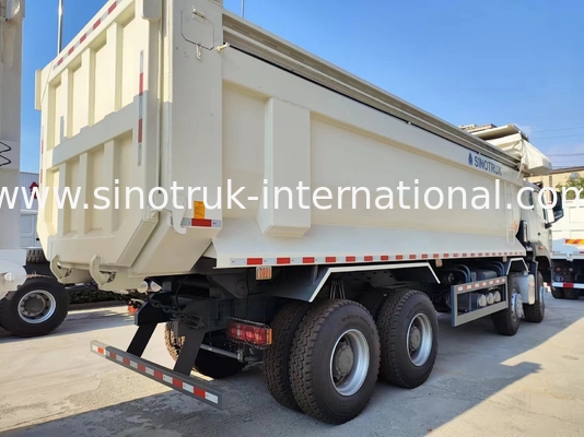 ZZ3317V386JB1R Hoog paardenvermogen, laag brandstofverbruik 380 pk Witte U-type HOWO tipper truck