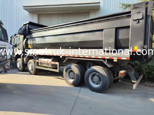 RHD 8×4 12 wielen HOWO Tipper Truck 380 pk