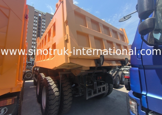 Sinotruk Howo Mining Tipper Dump Truck 90Tons 6 × 4 High Strength Steel Cargo Body