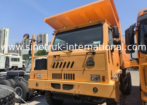 Sinotruk Howo Mining Tipper Dump Truck 90Tons 6 × 4 High Strength Steel Cargo Body