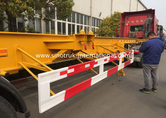 Aanhangwagen van de de Container Zijlader van het tri-as de Zijheftoestel voor 20 de Container van Voet 40ft
