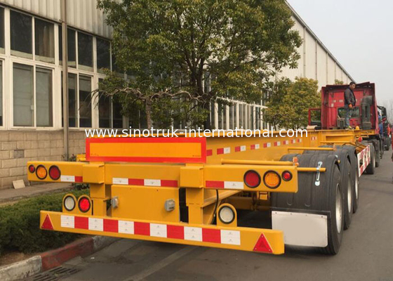 Aanhangwagen van de de Container Zijlader van het tri-as de Zijheftoestel voor 20 de Container van Voet 40ft