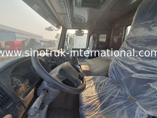 HOWO A7 Gebruikte trekkertruck LHD 6X4 Euro 2 371 pk met hydraulisch stuurwit