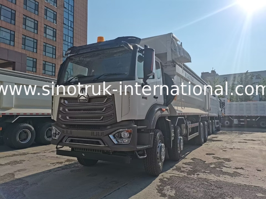 Sinotruk HOHAN Nieuwe HOWO 8X4 Dump Truck 380 pk 12 wielen Wit H77L ZZ3317V386JB1R U type