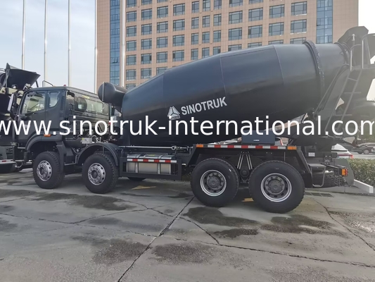Nieuwe HOWO HOHAN SINOTRUK Betonmixer Truck Zwart 10CBM 380HP 8X4 RHD
