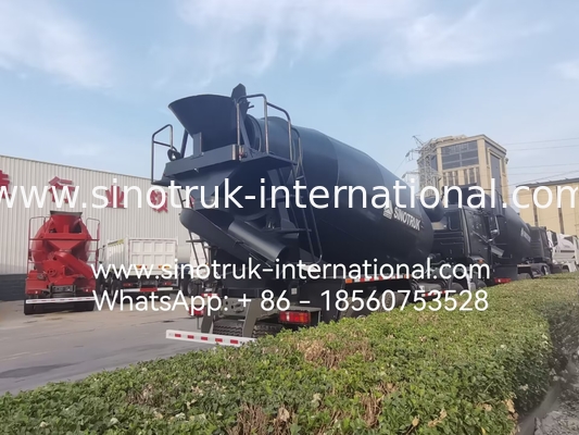 Nieuwe HOWO HOHAN SINOTRUK Betonmixer Truck Zwart 10CBM 380HP 8X4 RHD