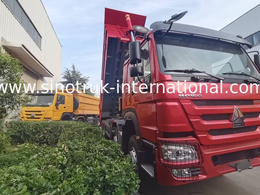 HOWO 12 wielen Sinotruk 8X4 dumptruck 400 pk voor mijnbouw LHD U type container
