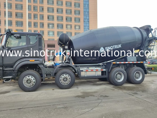 HOWO Mixer Truck 12CBM 380HP H77L Cabin Zwart