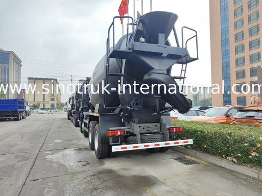 HOWO Mixer Truck 12CBM 380HP H77L Cabin Zwart