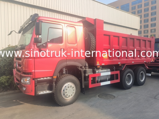 30 - 40 ton RHD Sinotruk Howo Dump Truck 10 wielen