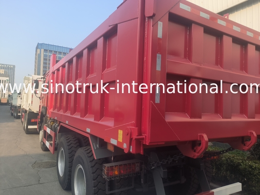 30 - 40 ton RHD Sinotruk Howo Dump Truck 10 wielen