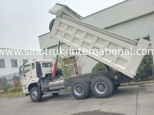 30 - 40 ton RHD 10 wielen Tarpaulin Sinotruk Howo 6x4 Tipper Truck voor de bouw