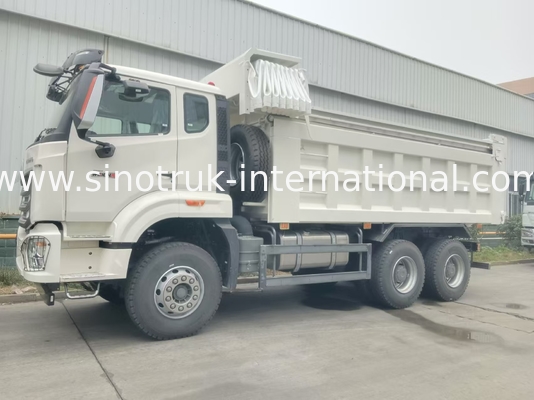 30 - 40 ton RHD 10 wielen Tarpaulin Sinotruk Howo 6x4 Tipper Truck voor de bouw