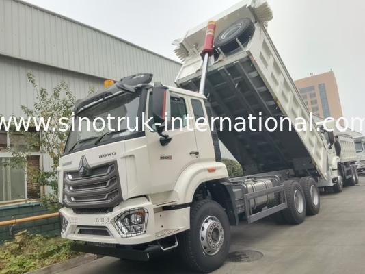 30 - 40 ton RHD 10 wielen Tarpaulin Sinotruk Howo 6x4 Tipper Truck voor de bouw