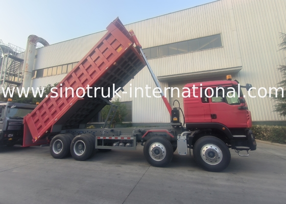 8 × 4 Lhd 12 Wielen Sinotruk Tipper 400 pk Euro 2